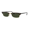 Ray-Ban Clubmaster Square Legend Gold Brown RB3916 Sunglasses Green