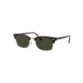 Ray-Ban Clubmaster Square Legend Gold Brown RB3916 Sunglasses Green