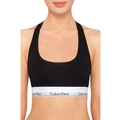Calvin Klein Modern Cotton Unlined Bralette In Black XL