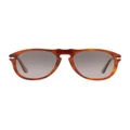 Persol PO0649 649 Original Brown Polarised Sunglasses Grey