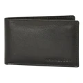 Van Heusen L-Fold Black Leather Wallet Black