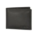 Van Heusen L-Fold Black Leather Wallet Black