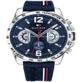 Tommy Hilfiger Multi-function Blue Silicone Men's Sport Watch Blue