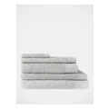 Vue Organic Towel Range in Silver Bath Mat
