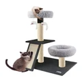Paws and Claws Catsby Scratching Post with Ramp & Double Lounger No Colour