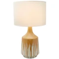 Lexi Lighting Martha Ceramic Table Lamp Yellow