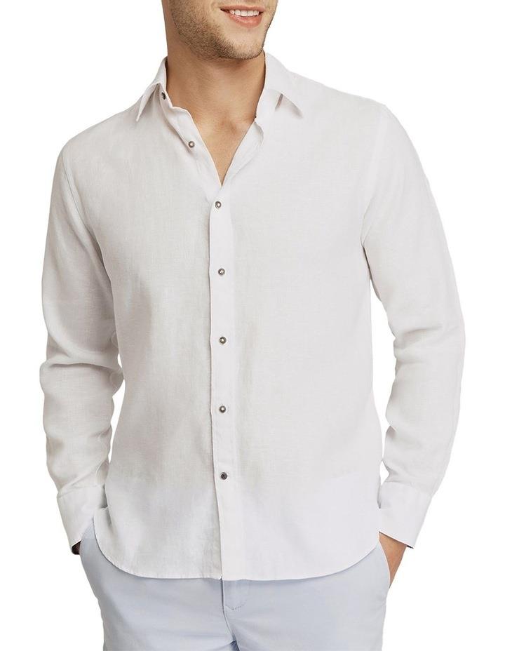 MJ Bale Bradfield Linen Shirt White 3XL