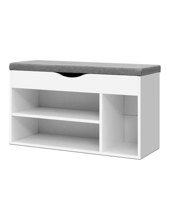 Artiss Artiss Shoe Rack Bench Shoe Cabinet White Allen White