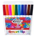 Texta 10pc The Original Smart Bullet Tip Markers Water Based Kids Drawing Pens