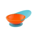 Boon Blue/Orange Cath Bowl w/ Spill Cather for Baby/Toddler Food Mat/Table/Tray