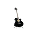Karrera 4 String Acoustic Bass Guitar Electric Pickup 4 Band Equalizer Black