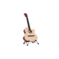 Karrera 40in Acoustic Cutaway Guitar Bag Strings Picks Winder Strap Natural