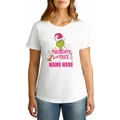 TWIDLA Personalised T-Shirts Women's Dr Seuss Naughty & Nice Personalised Cotton T-Shirt White XS