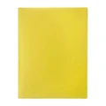 Marbig A4 Soft Touch Display Book for Paper/Documents Storage 12 Pockets Yellow