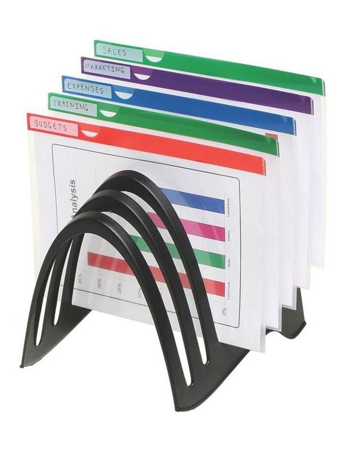 Marbig A4 Paper Documents Folder Rack/Organiser Holder/Stand Home/Office Black