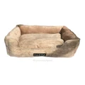 Coco & Pud Greenwich Luxe Lounge Bed Coffee Brown L