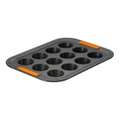 Le Creuset Bakeware 12 Cup Muffin Tray in Black