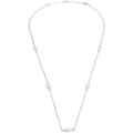 Pure Elements Dainty Station Pearl White Necklace White No Size