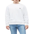 Calvin Klein Jeans Essential Sweatshirt in White Yellow L