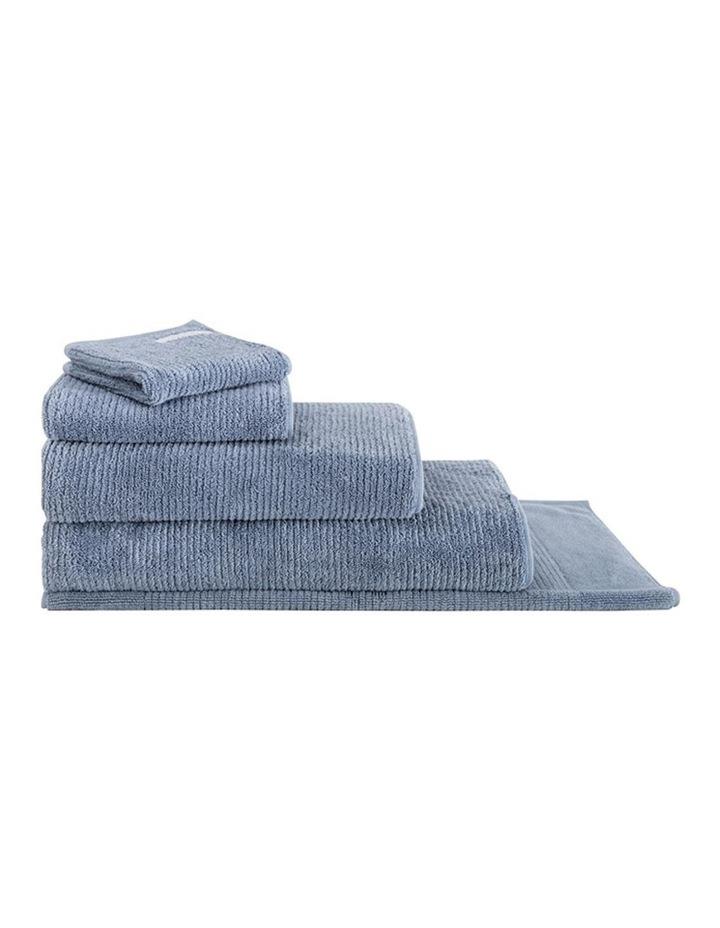 Sheridan Living Textures Towel Range in Orient Blue Smoke Blue Face Washer