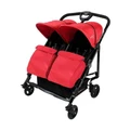 Aussie Baby Baby Ace Libra Twin Stroller Red