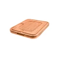 The Cooks Collective Carving Board 50x40x3.5cm in Bamboo Brown