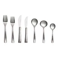 Maxwell & Williams Wayland Hammered Cutlery Set Gift Boxed 42 Piece in Silver