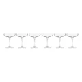 Krosno Harmony Champagne Coupe Set of 6 240ml in White Clear