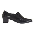 Wide Steps Harris Black Glove/Elastic Shoes Black 5.5