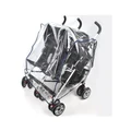 Aussie Baby Rain Storm Cover Side-By-Side Double Pram
