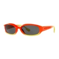 Burberry BE4338 Milton Orange Sunglasses Assorted