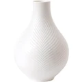 Wedgwood Folia 23cm Fine Bone China Bulb Vase White