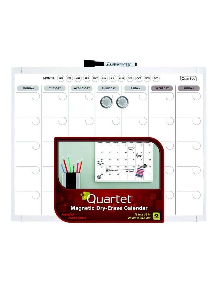Quartet Basic Magnetic Whiteboard Calendar w/ Pen 28x36cm No Colour