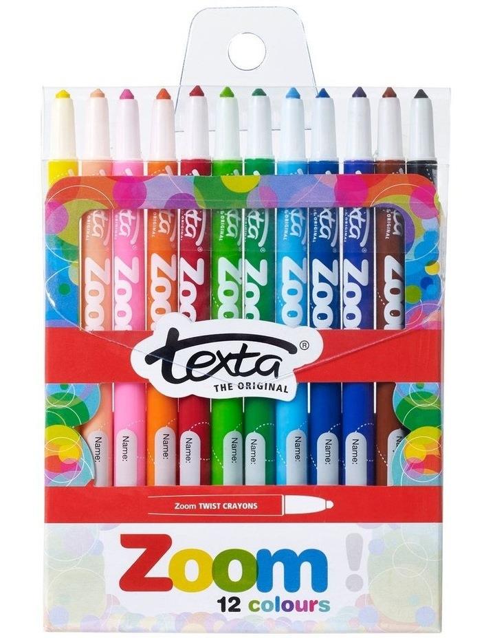 Texta 12pc Texta The Original Zoom Crayons Assorted