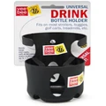 Vee Bee 14cm Universal Drink Bottle/Cups/Cans Holder for Strollers/Prams Black