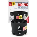 Vee Bee 14cm Universal Drink Bottle/Cups/Cans Holder for Strollers/Prams Black