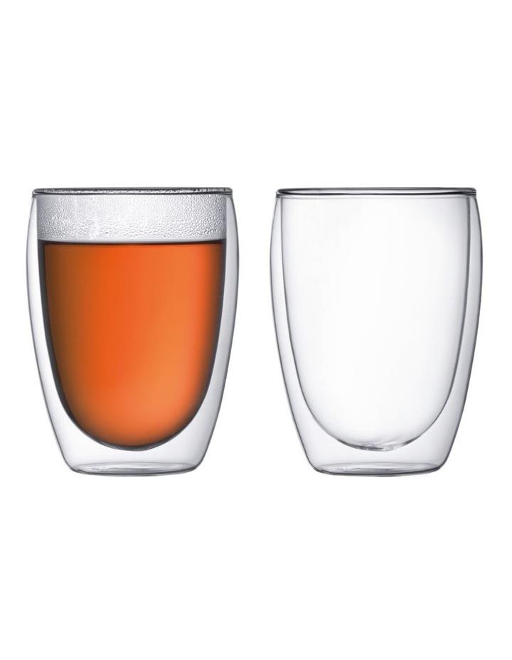 Bodum Pavina Double Walled Glass Set of 2 350ml in Clear 0.3Lt