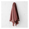 Aura Home Paros Bath Towel Range in Mahogany Pink Hand Towel