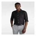 yd. West Hampton Pure Linen Shirt Black XXXL