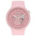 Swatch C-Pink Bioceramic Quartz Watch Pink