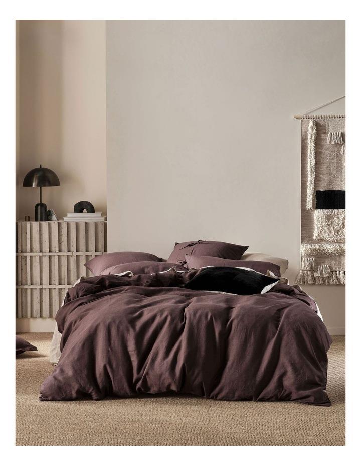 Linen House Nimes Quilt Cover Set In Espresso Cappuccino Double