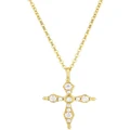 Georgini Bless Mini Cross Gold Necklace Gold