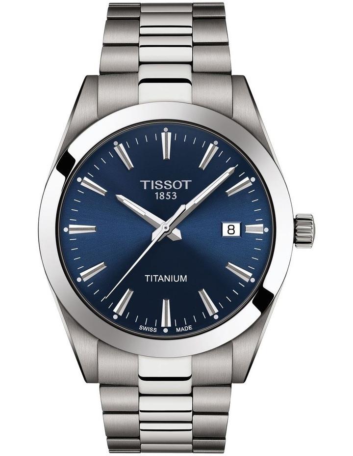 Tissot Gentleman Titanium T1274104404100 Watch in Blue One Size