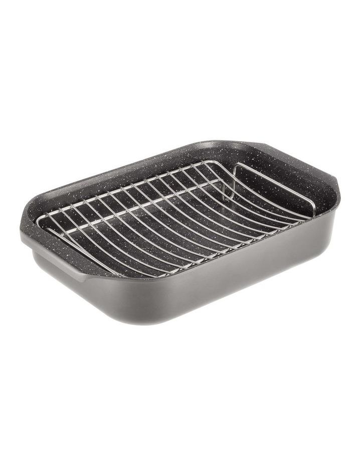 The Cooks Collective Classic Roaster With Rack 39x26cm in Black