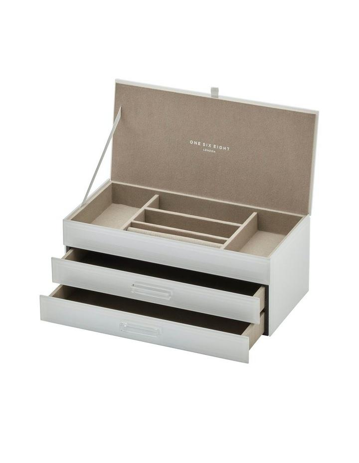 One Six Eight London Gabriella White Large Jewellery Box