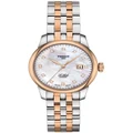Tissot Le Locle Automatic Lady T0062072211600 Watch in Grey/Rose Gold White