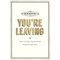 Simson You're Leaving Large Card