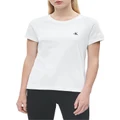 Calvin Klein Jeans Embroidery Slim Tee in White XS