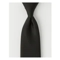 Van Heusen Plain Black Tie Black