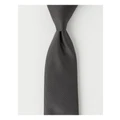 Van Heusen Plain Charcoal Tie Charcoal